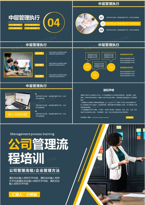 公司管理流程培訓(xùn)高層管理決策通用ppt模板下載 熊貓辦公
